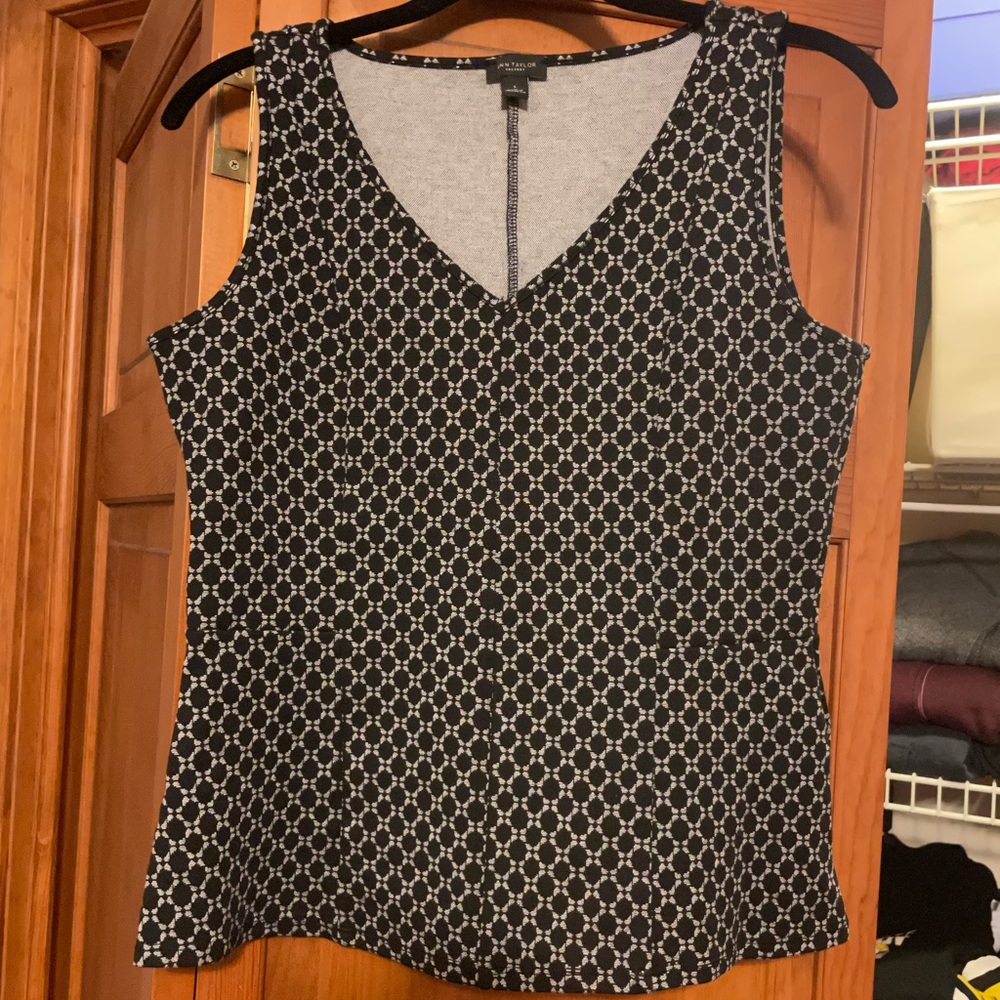 Ann Taylor peplum tank top - Picture 3 of 8